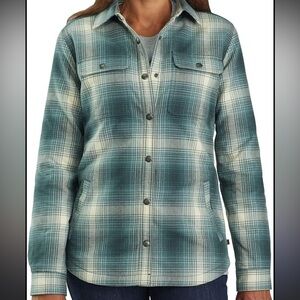Carhartt Women's Hubbard Sherpa-Lined Plaid Jacket Size Small 4/6